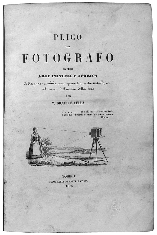 Il primo manuale italiano di fotografia - 1856