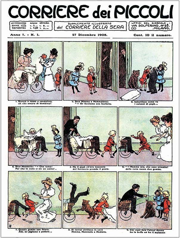 Il primo fumetto italiano - 1908
