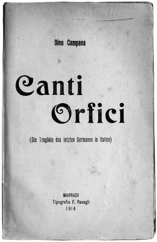 La più sofferta raccolta poetica del Novecento italiano - 1914