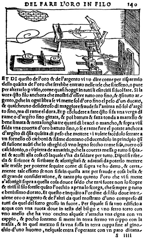 Il primo libro interamente dedicato alla metallurgia - 1540
